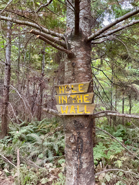 Hole in the Wall sign