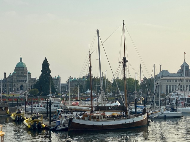 The Duen in harbour